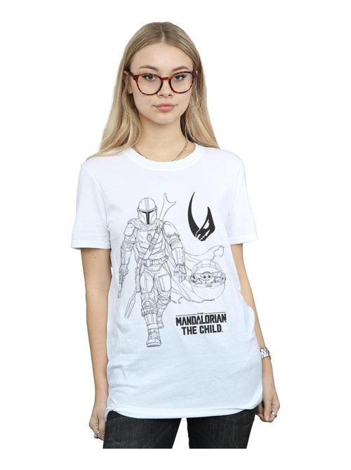 Star Wars - T-shirt THE MANDALORIAN CLAN OF TWO - Kiabi