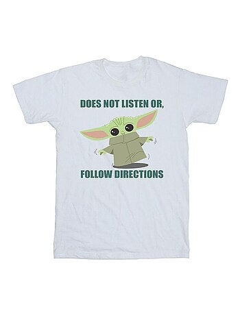 Star Wars - T-shirt THE MANDALORIAN DOES NOT LISTEN