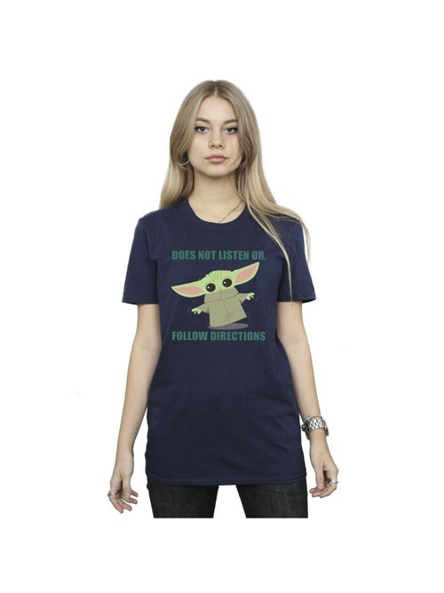 Star Wars - T-shirt THE MANDALORIAN DOES NOT LISTEN - Kiabi Star Wars - T-shirt THE MANDALORIAN DOES NOT LISTEN - Kiabi