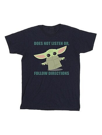 Star Wars - T-shirt THE MANDALORIAN DOES NOT LISTEN
