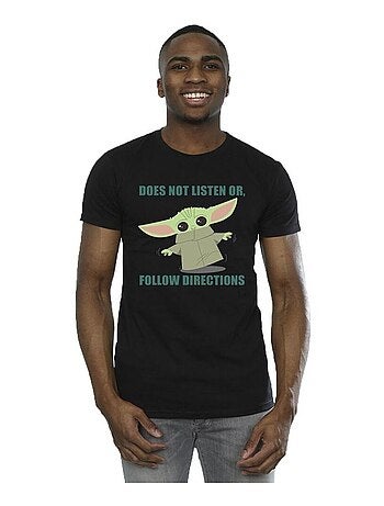 Star Wars - T-shirt THE MANDALORIAN DOES NOT LISTEN