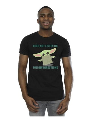 Star Wars - T-shirt THE MANDALORIAN DOES NOT LISTEN