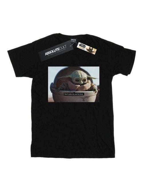 Star Wars - T-shirt THE MANDALORIAN DON'T MAKE ME - Kiabi