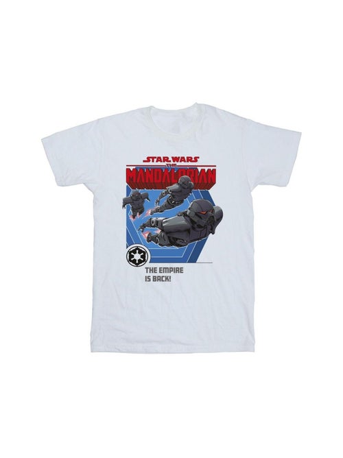Star Wars - T-shirt THE MANDALORIAN EMPIRE IS BACK - Kiabi Star Wars - T-shirt THE MANDALORIAN EMPIRE IS BACK - Kiabi