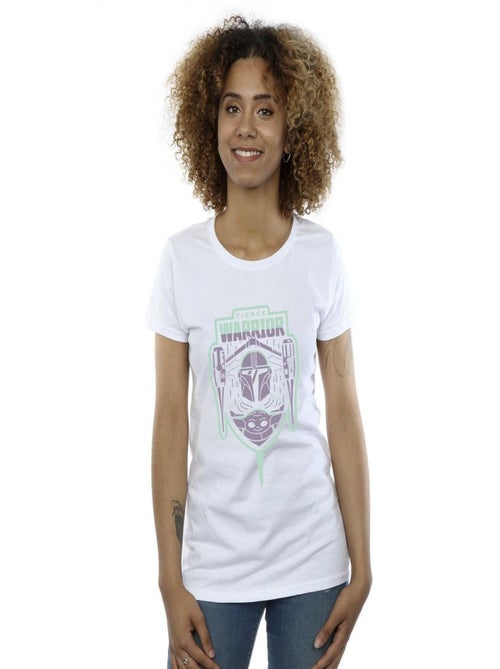 Star Wars - T-shirt THE MANDALORIAN FIERCE WARRIOR - Kiabi