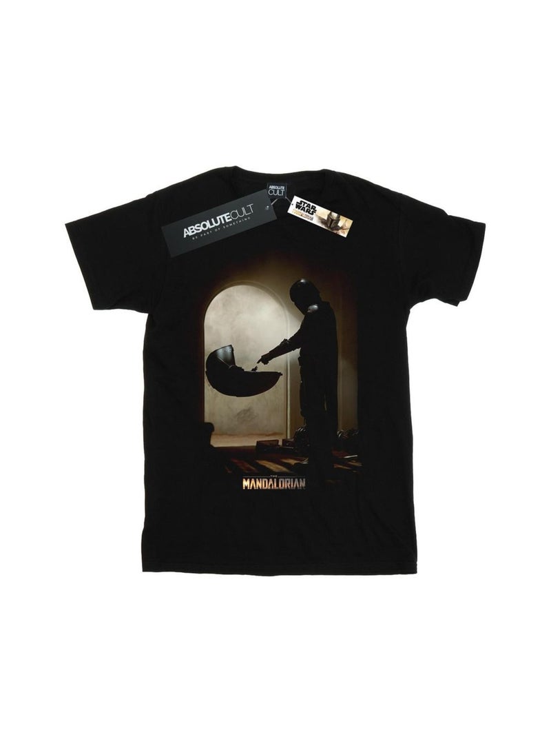 Star Wars - T-shirt THE MANDALORIAN FIND THE CHILD Noir - Kiabi