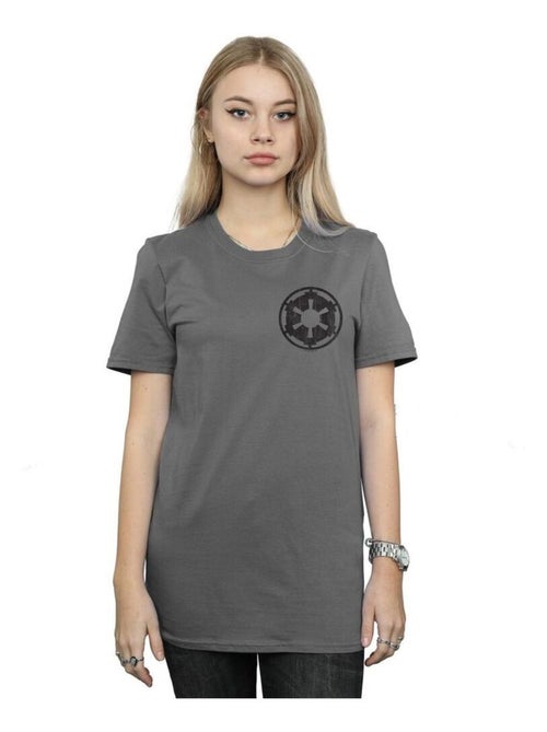Star Wars - T-shirt THE MANDALORIAN GALACTIC EMPIRE - Kiabi Star Wars - T-shirt THE MANDALORIAN GALACTIC EMPIRE - Kiabi