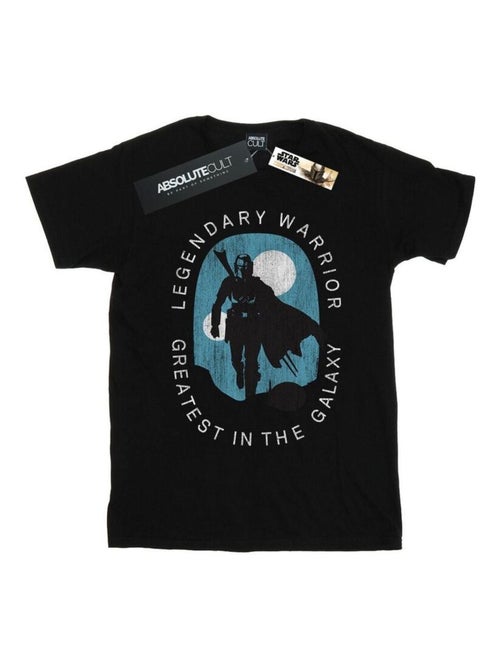 Star Wars - T-shirt THE MANDALORIAN LEGENDARY WARRIOR GREATEST IN THE GALAXY - Kiabi Star Wars - T-shirt THE MANDALORIAN LEGENDARY WARRIOR GREATEST IN THE GALAXY - Kiabi