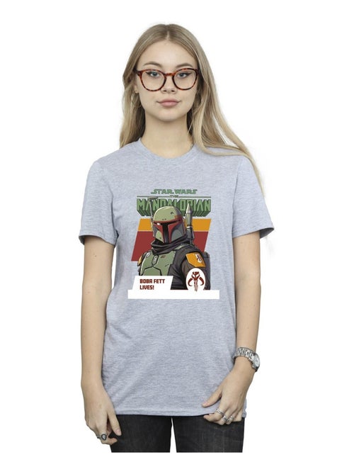 Star Wars - T-shirt THE MANDALORIAN LIVES - Kiabi