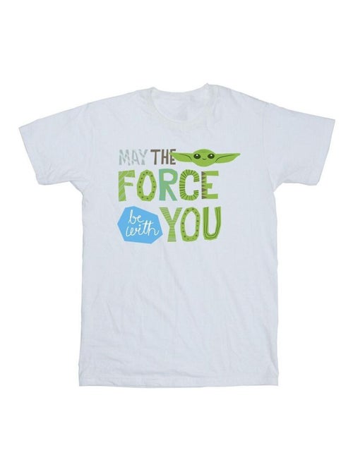 Star Wars - T-shirt THE MANDALORIAN MAY THE FORCE BE WITH YOU - Kiabi Star Wars - T-shirt THE MANDALORIAN MAY THE FORCE BE WITH YOU - Kiabi