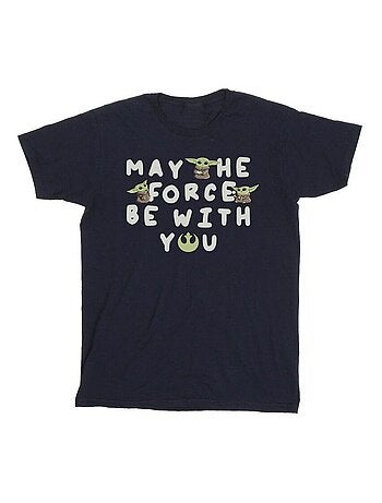 Star Wars - T-shirt THE MANDALORIAN MAY THE FORCE BE WITH YOU