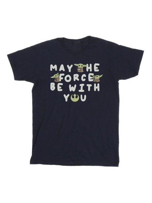 Star Wars - T-shirt THE MANDALORIAN MAY THE FORCE BE WITH YOU - Kiabi