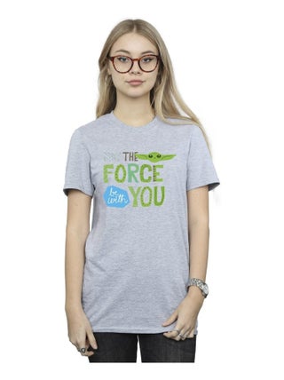 Star Wars - T-shirt THE MANDALORIAN MAY THE FORCE BE WITH YOU
