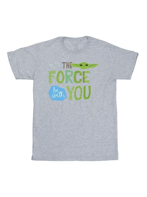 Star Wars - T-shirt THE MANDALORIAN MAY THE FORCE BE WITH YOU - Kiabi Star Wars - T-shirt THE MANDALORIAN MAY THE FORCE BE WITH YOU - Kiabi