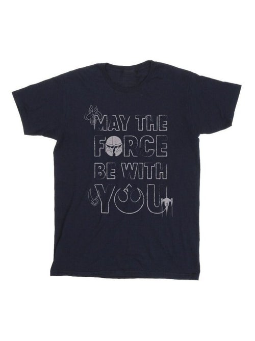 Star Wars - T-shirt THE MANDALORIAN MAY THE FORCE - Kiabi