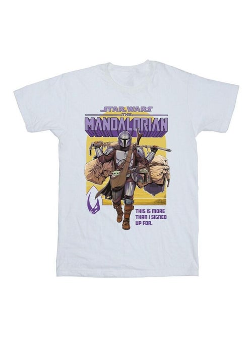 Star Wars - T-shirt THE MANDALORIAN MORE THAN SIGNED UP FOR - Kiabi
