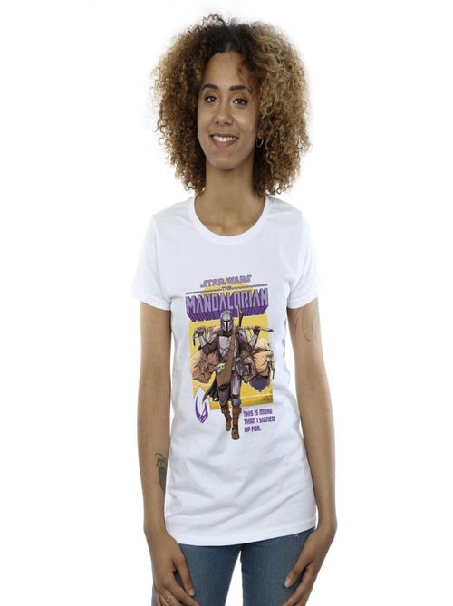 Star Wars - T-shirt THE MANDALORIAN MORE THAN SIGNED UP FOR - Kiabi