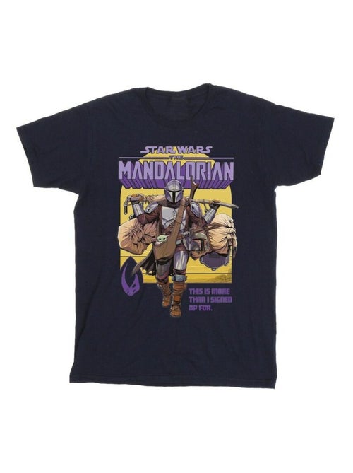 Star Wars - T-shirt THE MANDALORIAN MORE THAN SIGNED UP FOR - Kiabi