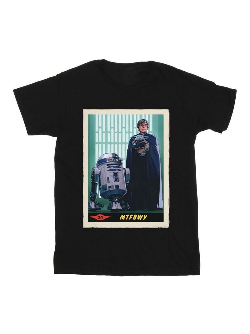 Star Wars - T-shirt THE MANDALORIAN MTFBWY Noir - Kiabi