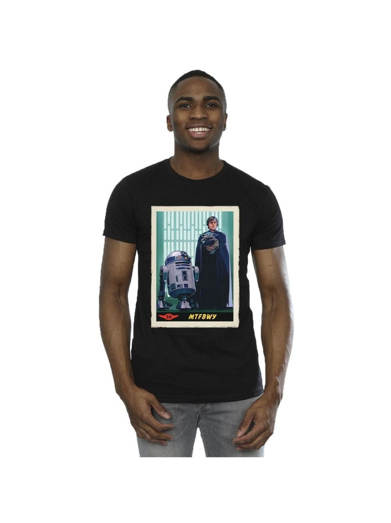 Star Wars - T-shirt THE MANDALORIAN MTFBWY Noir - Kiabi