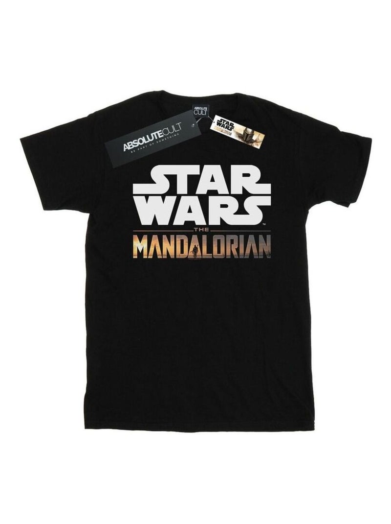 Star Wars - T-shirt THE MANDALORIAN Noir - Kiabi