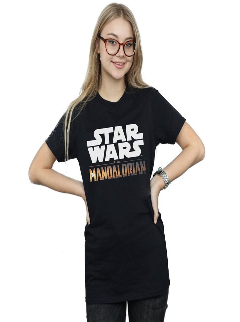 Star Wars - T-shirt THE MANDALORIAN Noir - Kiabi
