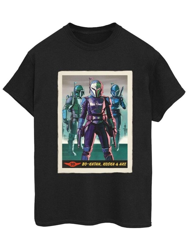 Star Wars - T-shirt THE MANDALORIAN Noir - Kiabi