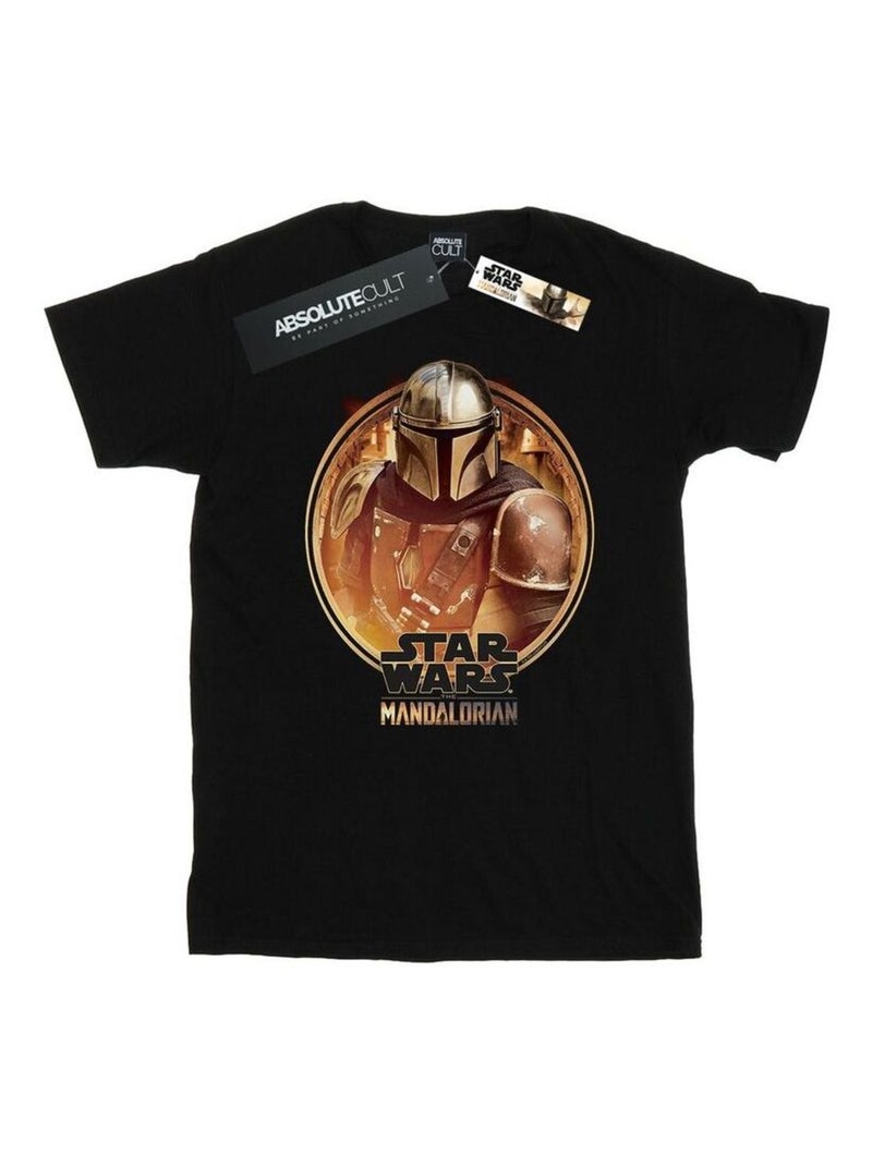 Star Wars - T-shirt THE MANDALORIAN Noir - Kiabi