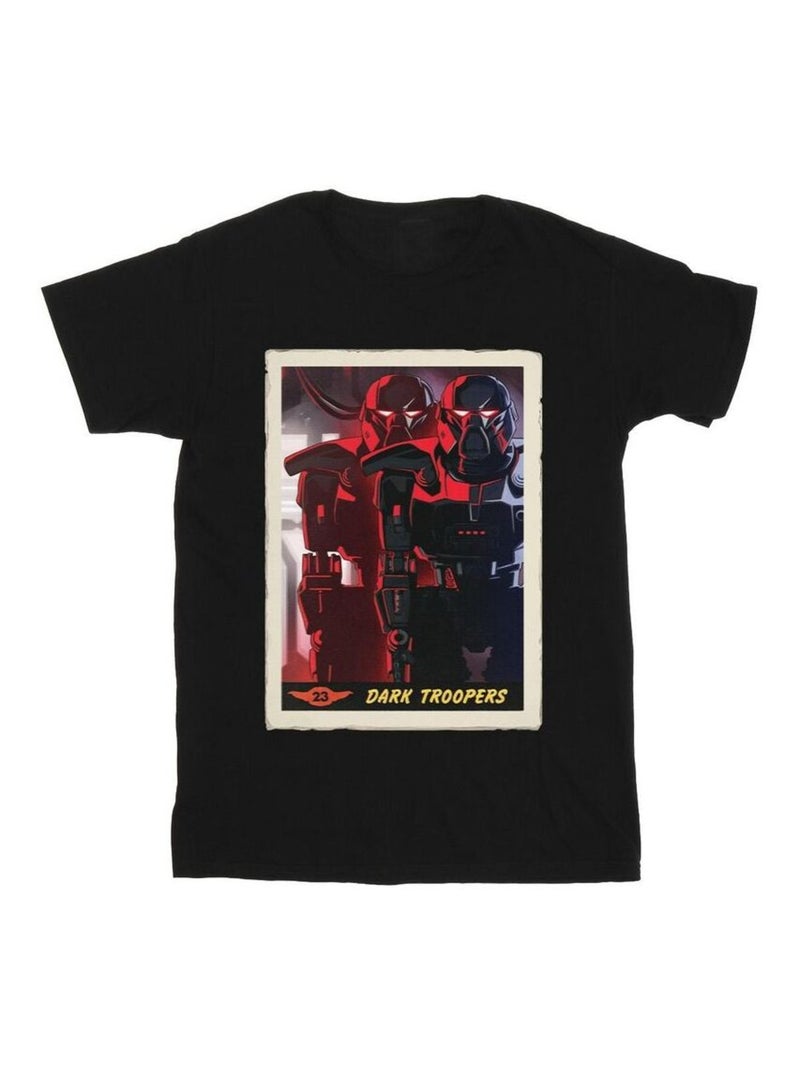 Star Wars - T-shirt THE MANDALORIAN Noir - Kiabi