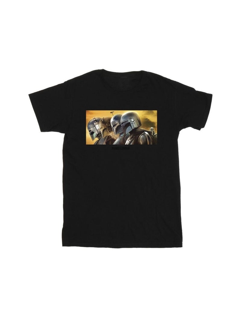 Star Wars - T-shirt THE MANDALORIAN Noir - Kiabi