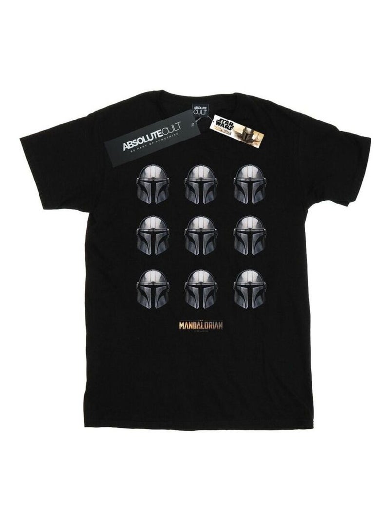 Star Wars - T-shirt THE MANDALORIAN Noir - Kiabi