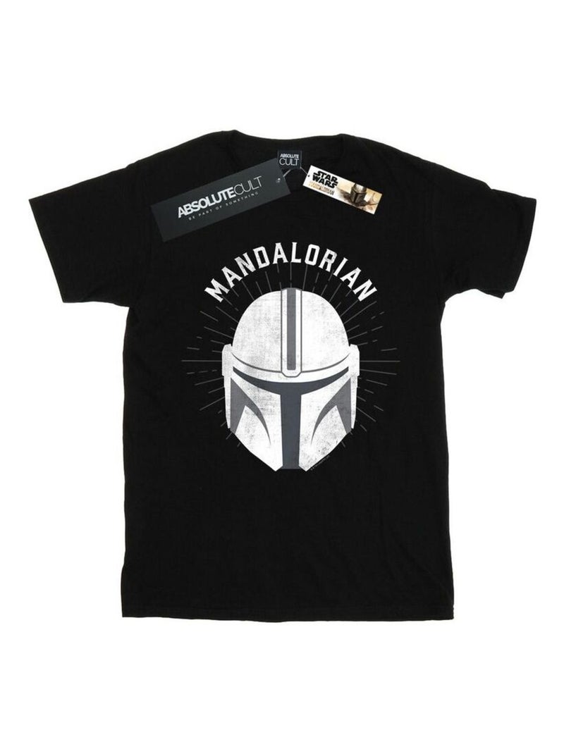 Star Wars - T-shirt THE MANDALORIAN Noir - Kiabi