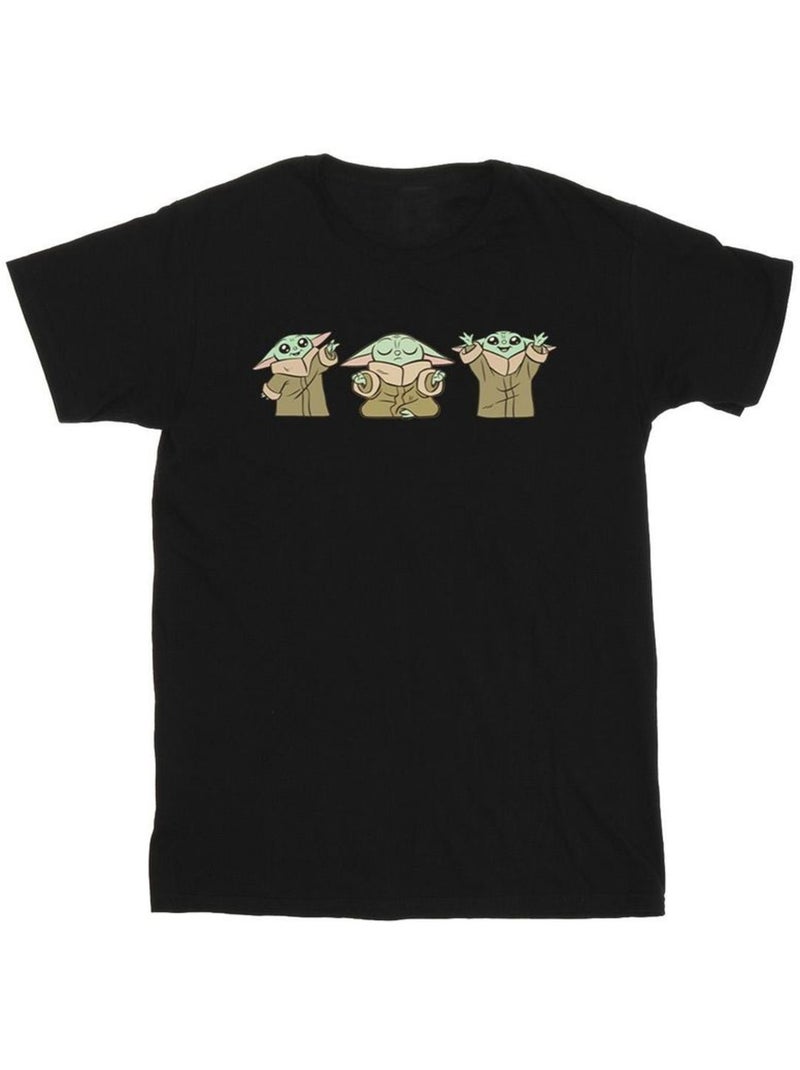 Star Wars - T-shirt THE MANDALORIAN Noir - Kiabi