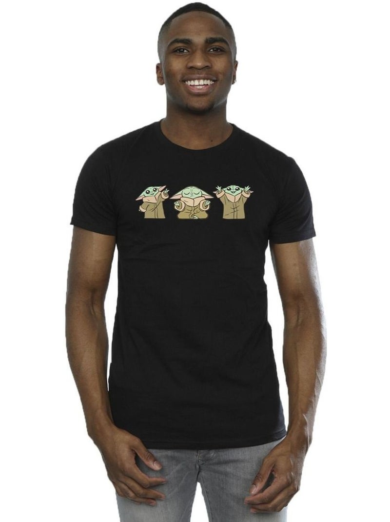 Star Wars - T-shirt THE MANDALORIAN Noir - Kiabi