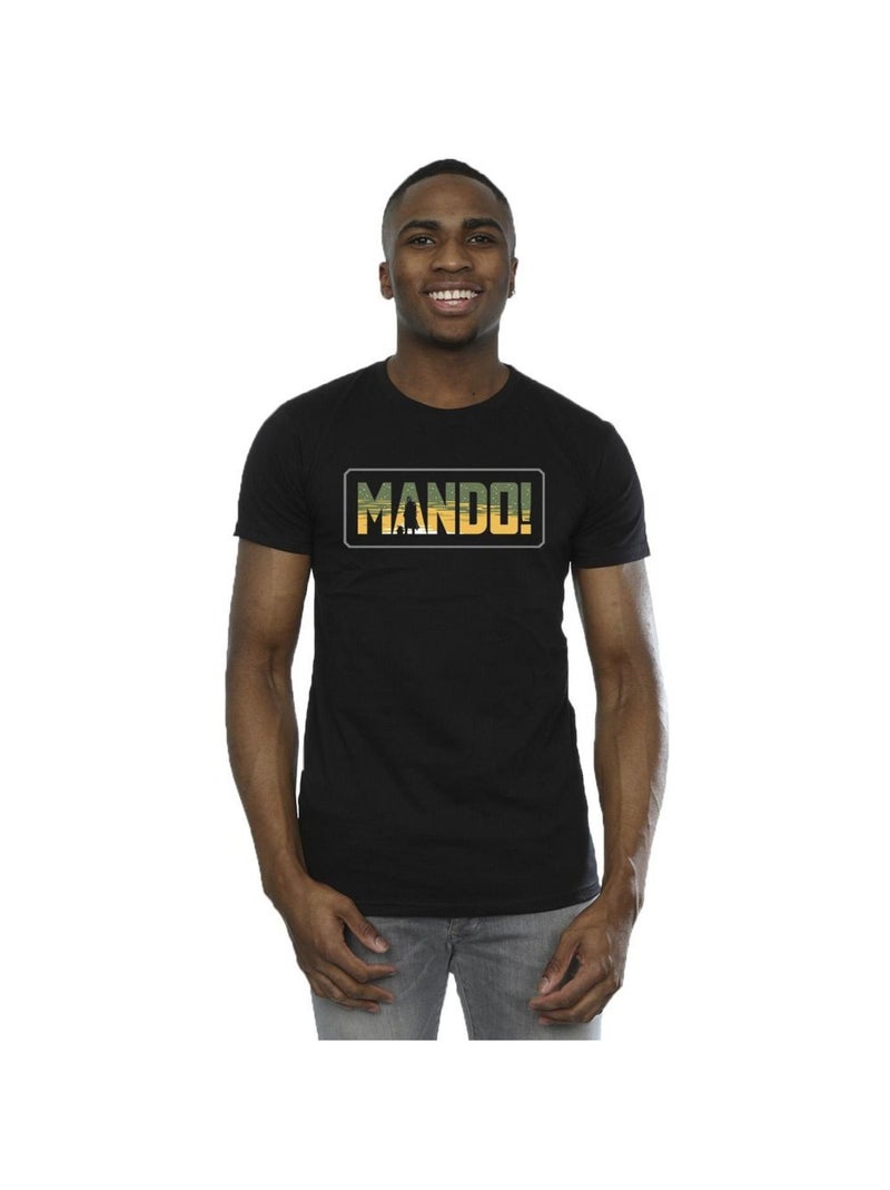 Star Wars - T-shirt THE MANDALORIAN Noir - Kiabi