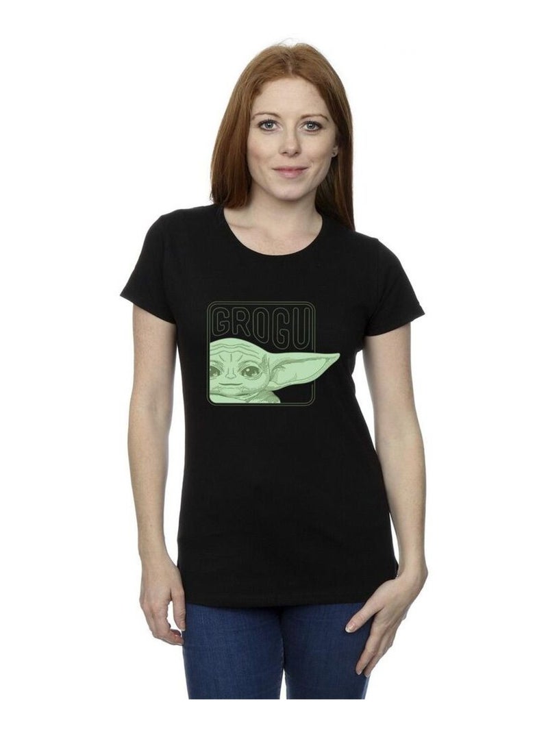 Star Wars - T-shirt THE MANDALORIAN Noir - Kiabi