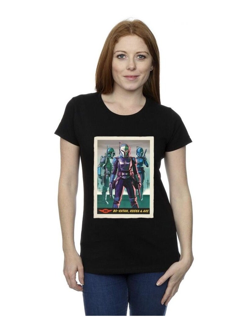 Star Wars - T-shirt THE MANDALORIAN Noir - Kiabi