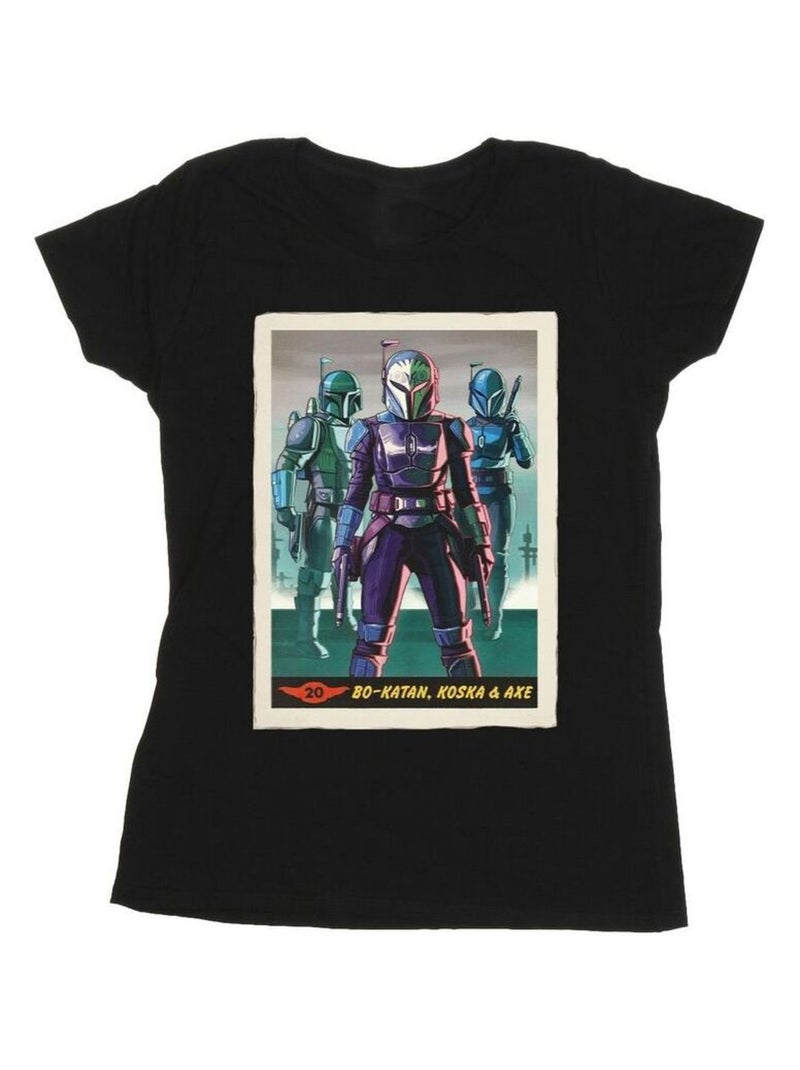 Star Wars - T-shirt THE MANDALORIAN Noir - Kiabi