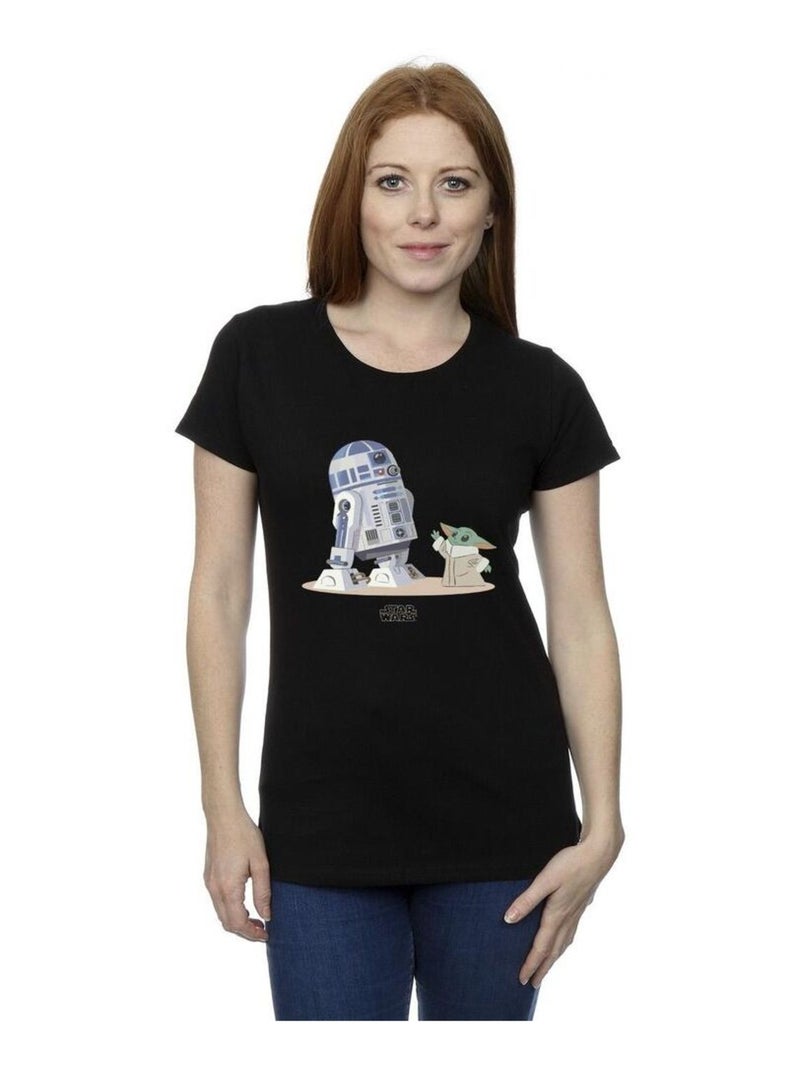 Star Wars - T-shirt THE MANDALORIAN Noir - Kiabi