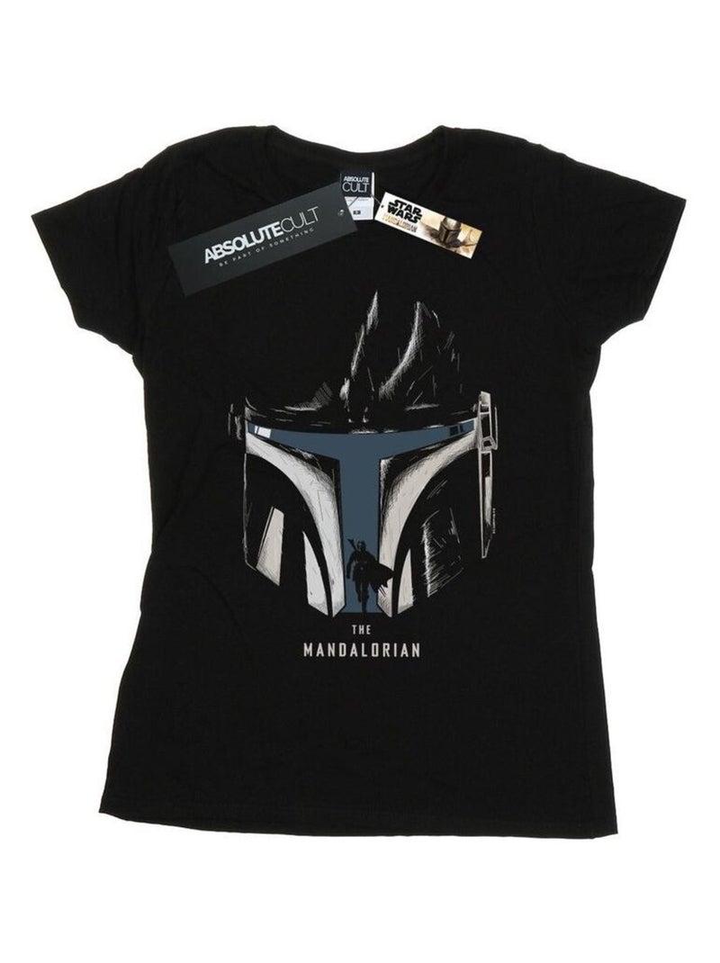 Star Wars - T-shirt THE MANDALORIAN Noir - Kiabi