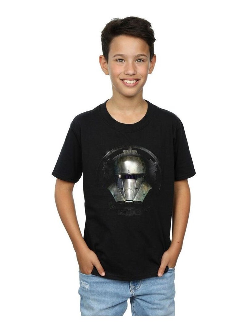 Star Wars - T-shirt THE MANDALORIAN Noir - Kiabi