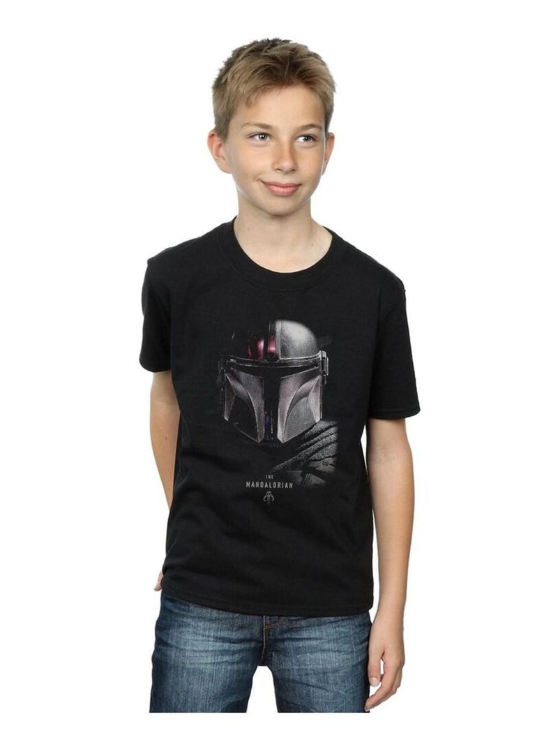 Star Wars - T-shirt THE MANDALORIAN Noir - Kiabi