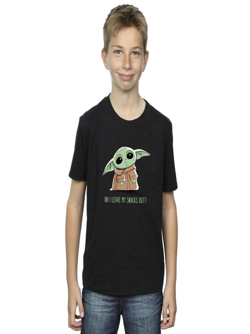 Star Wars - T-shirt THE MANDALORIAN Noir - Kiabi