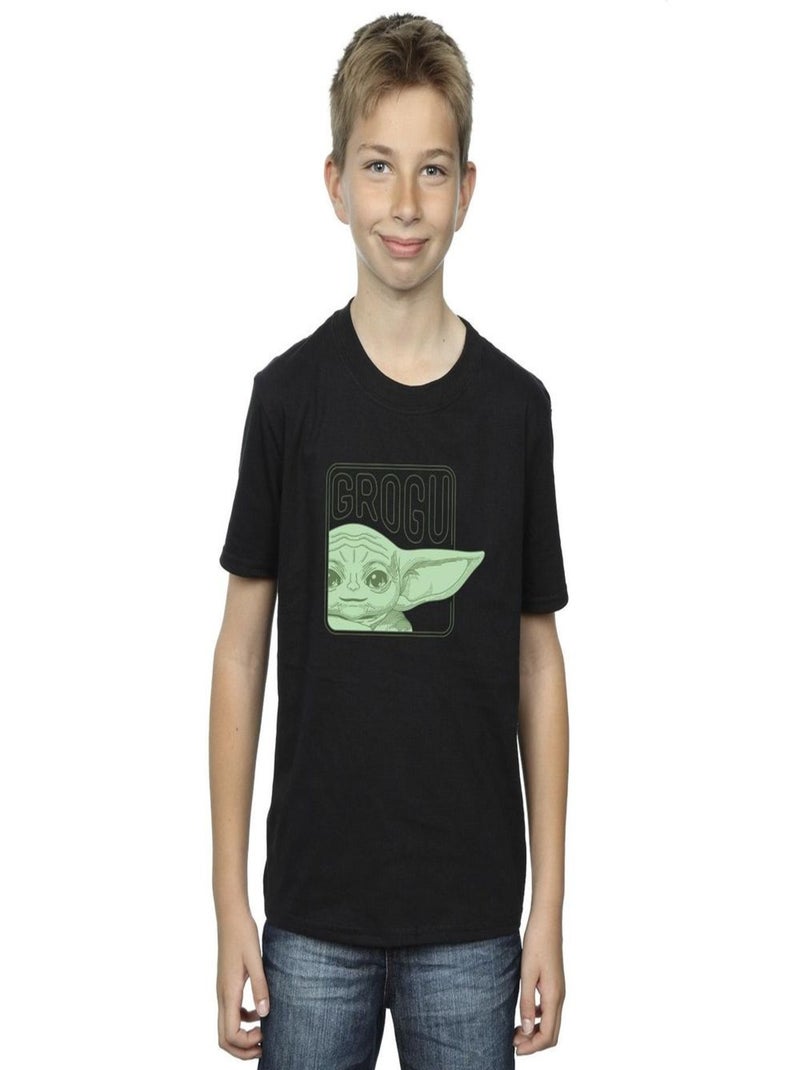 Star Wars - T-shirt THE MANDALORIAN Noir - Kiabi