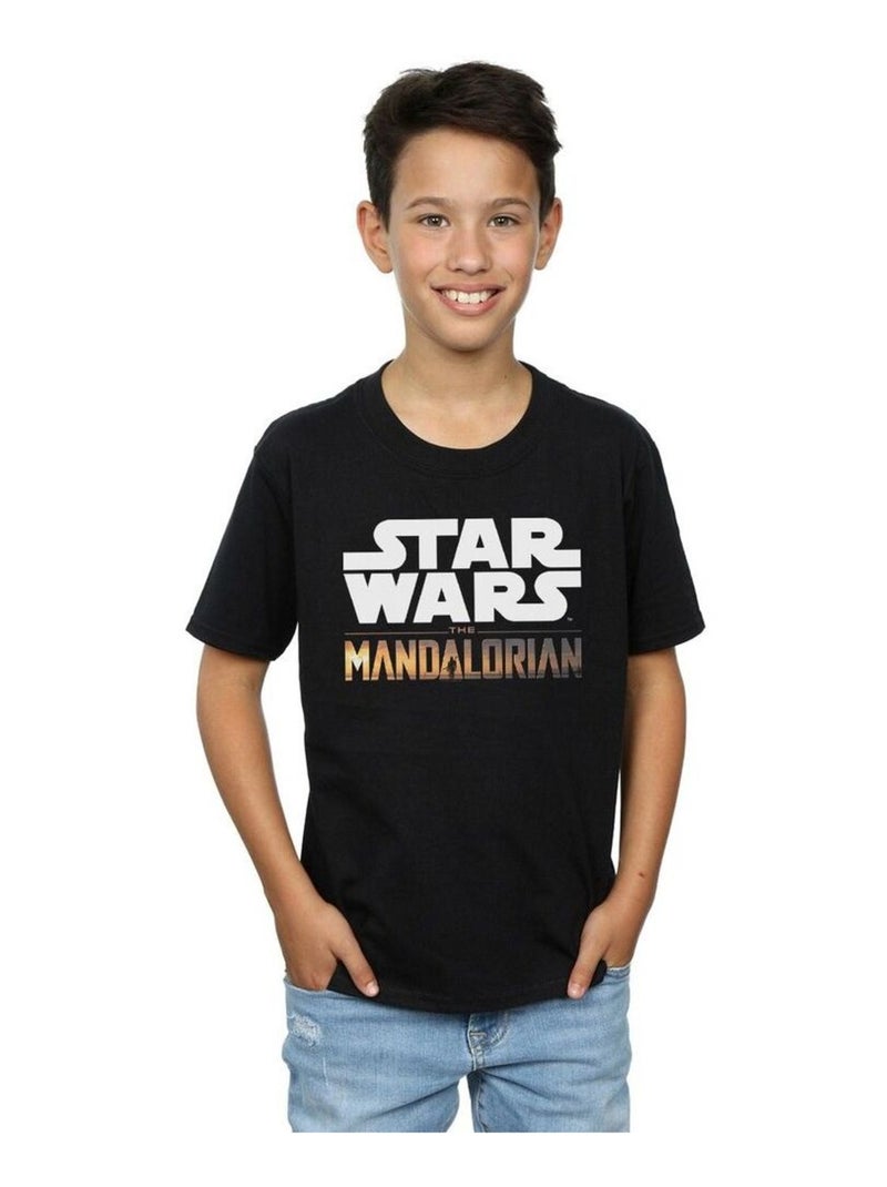 Star Wars - T-shirt THE MANDALORIAN Noir - Kiabi