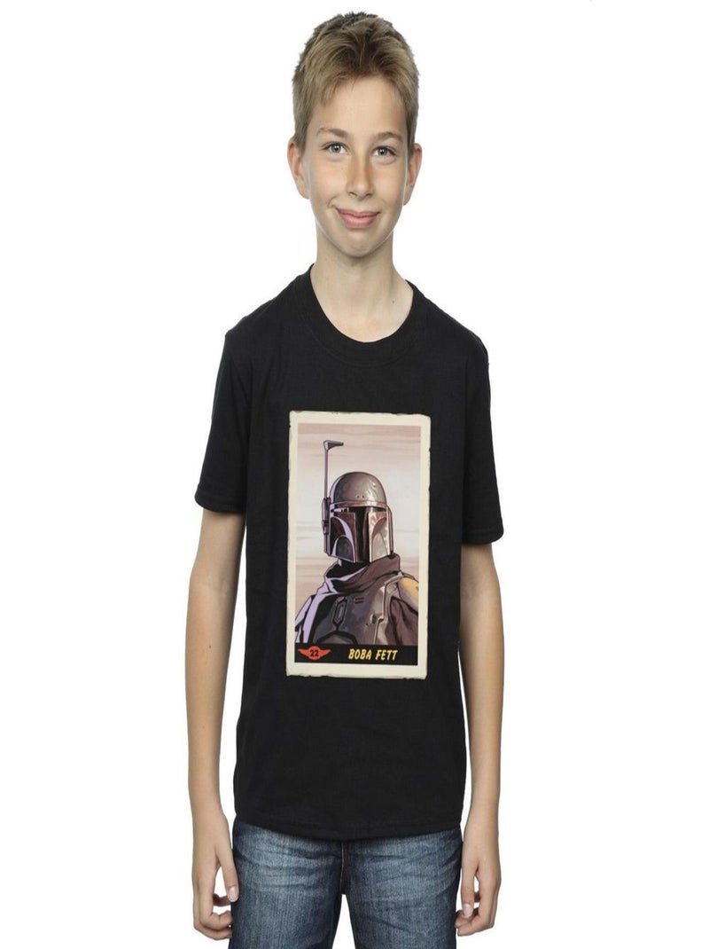 Star Wars - T-shirt THE MANDALORIAN Noir - Kiabi