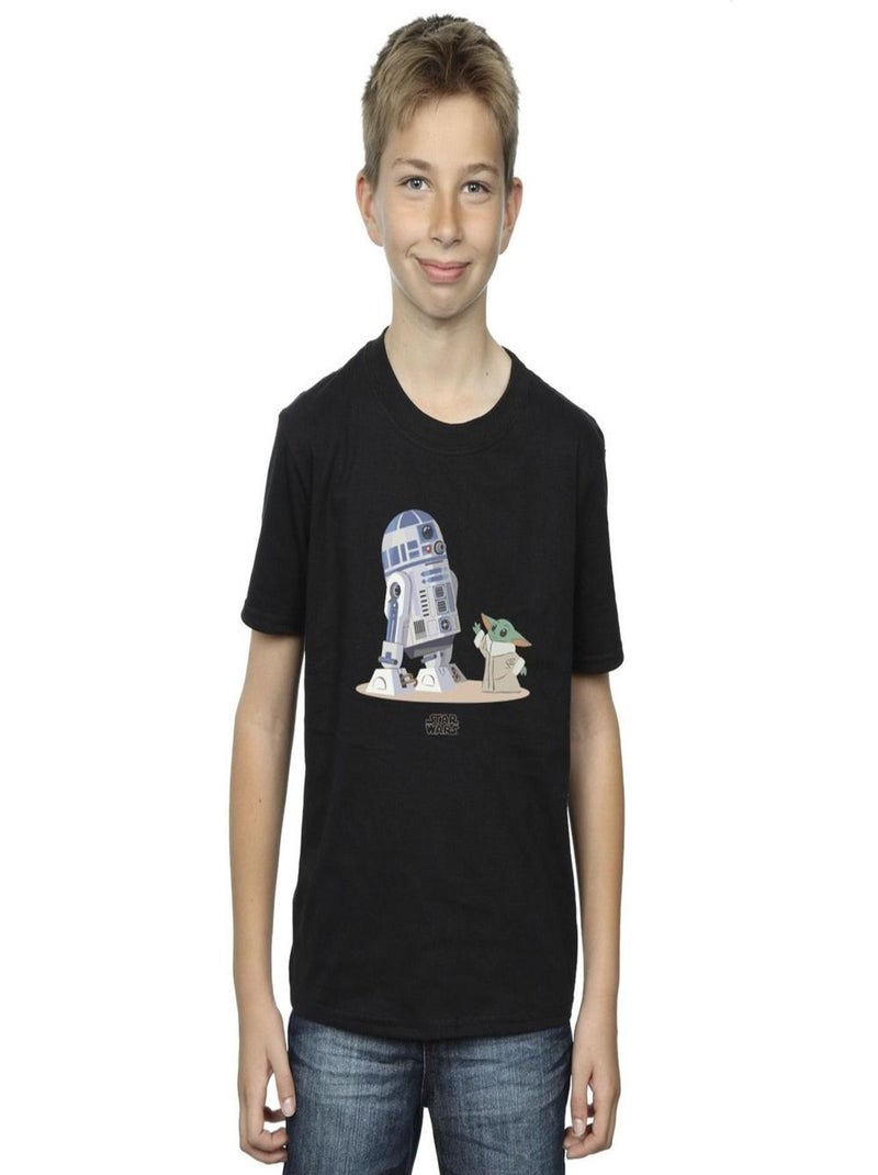 Star Wars - T-shirt THE MANDALORIAN Noir - Kiabi