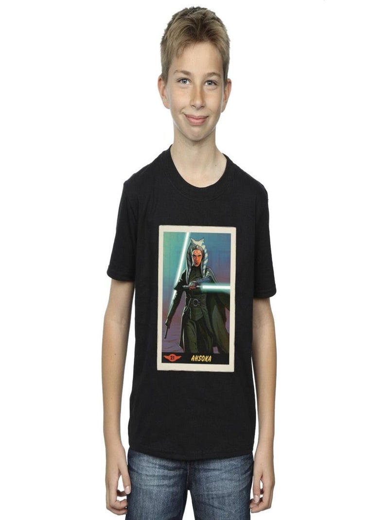 Star Wars - T-shirt THE MANDALORIAN Noir - Kiabi