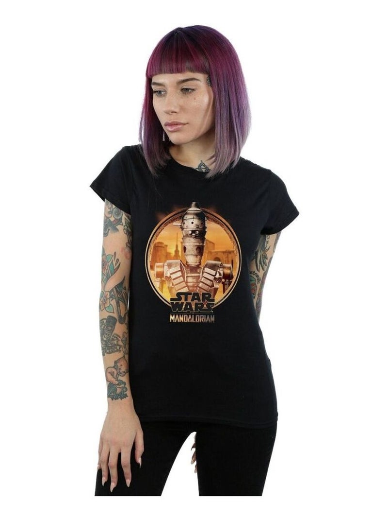 Star Wars - T-shirt THE MANDALORIAN Noir - Kiabi