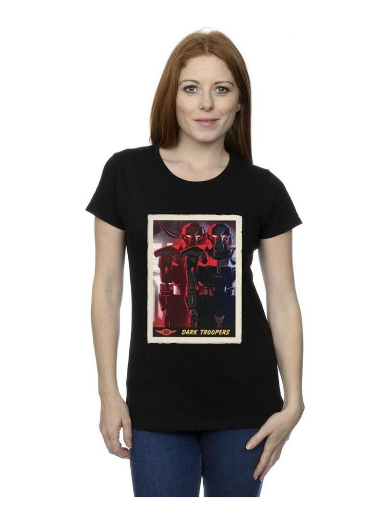 Star Wars - T-shirt THE MANDALORIAN Noir - Kiabi